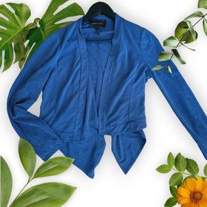 Cropped Blue Layered Cardigan from BCBGMaxAzria, sz XS